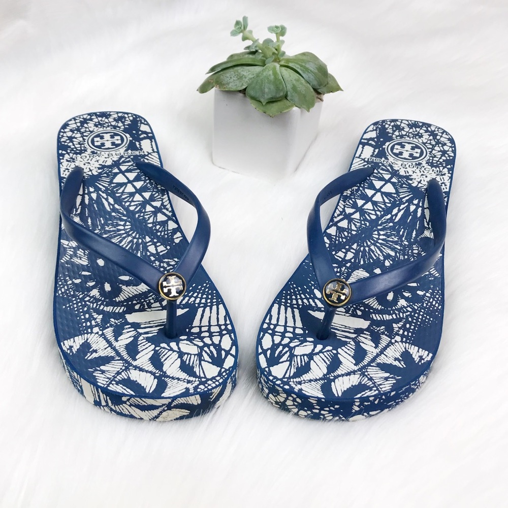 Tory Burch Platform Thong Flip Flop sz8